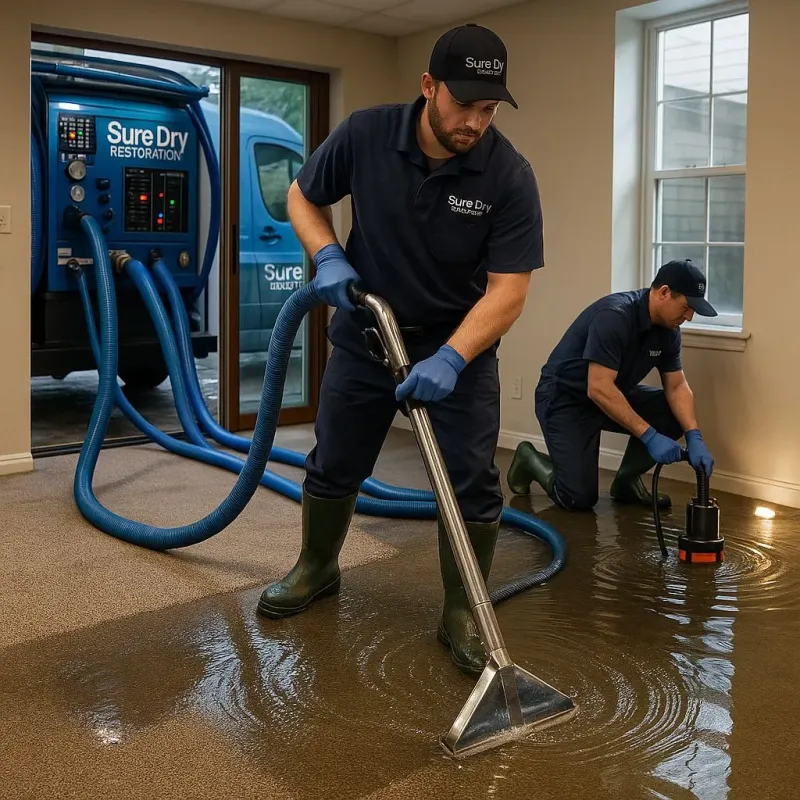Water Extraction and Removal process in East Quincy, CA